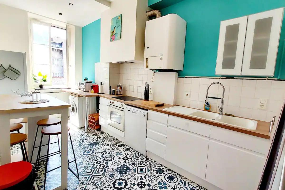 Cosy Hortensia- 4 Ch- Clemenceau Hypercentre & Parking Sous Terrain- 110M2 Apartment Pau Bagian luar foto
